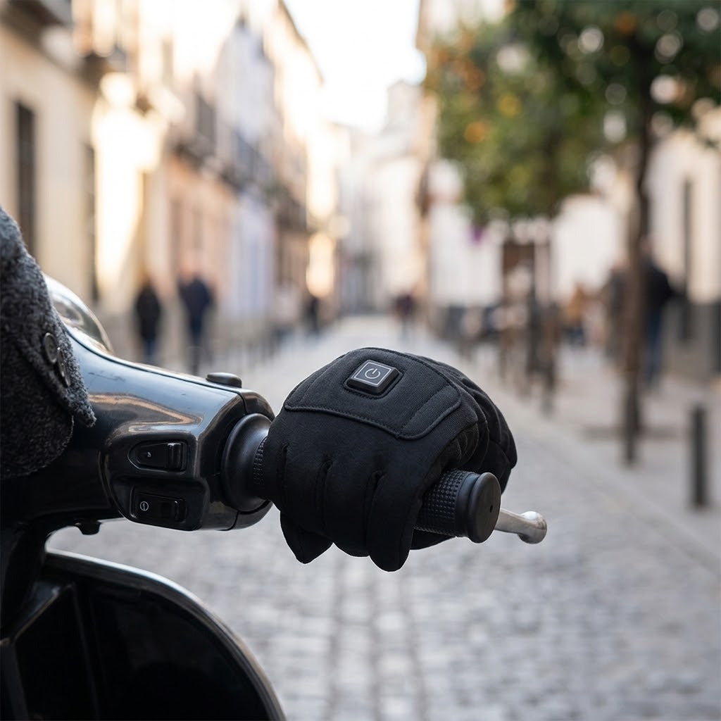 En moto por la ciudad