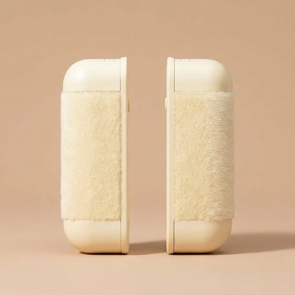 Calorcito Pocket crema: dos mitades magnéticas