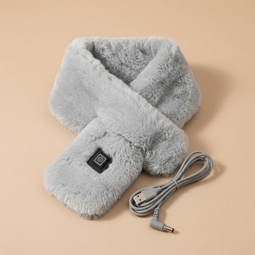 Bufanda calefactable gris