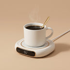 Calentador de tazas blanco a 55 °C